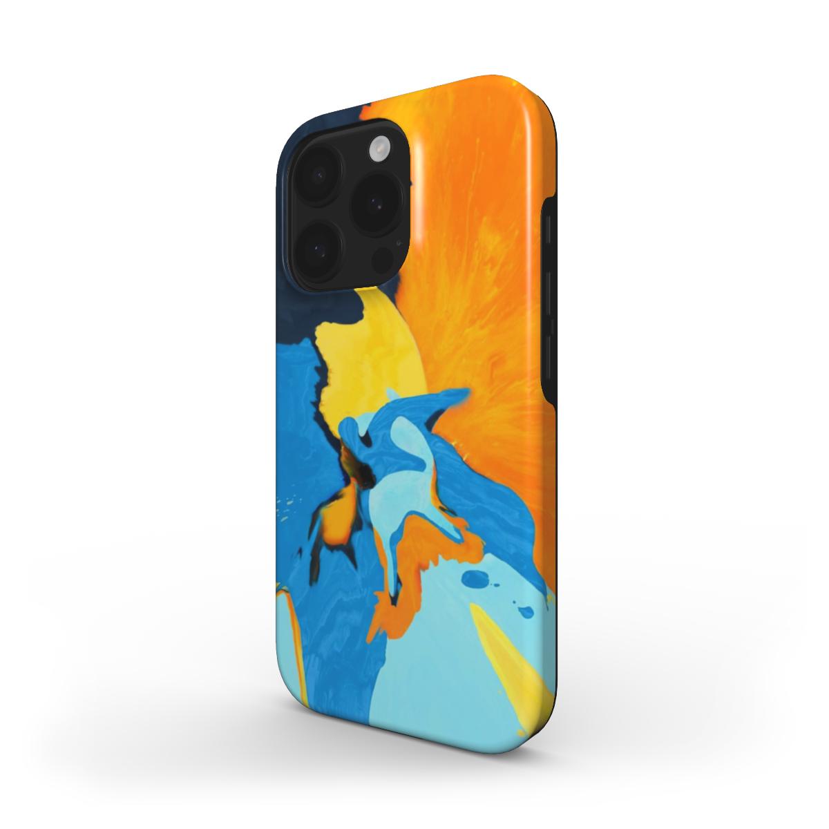 DualShell for iPhone 14/15/16 - Abstract Type-D