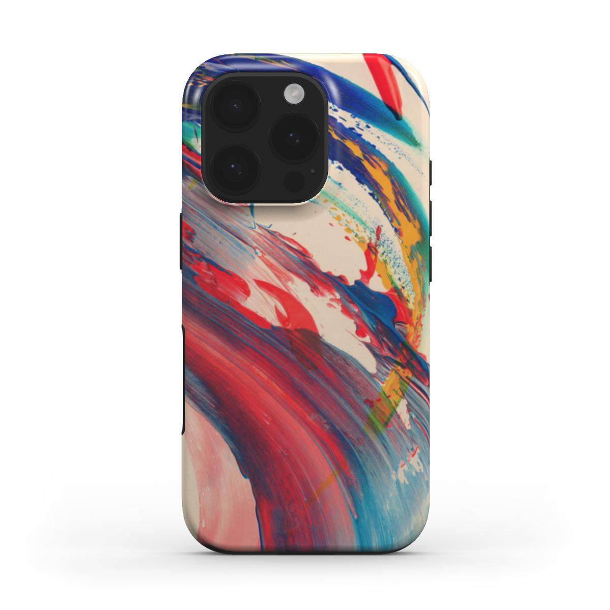 DualShell for iPhone 14/15/16 - Abstract Type-A
