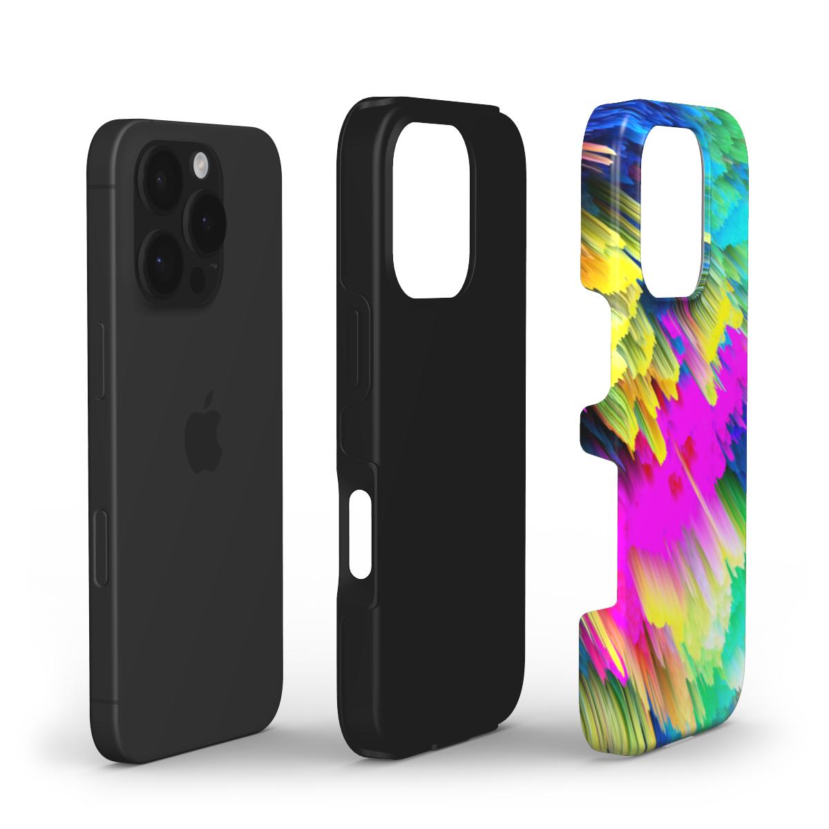 DualShell for iPhone 14/15/16 - Abstract Type-C