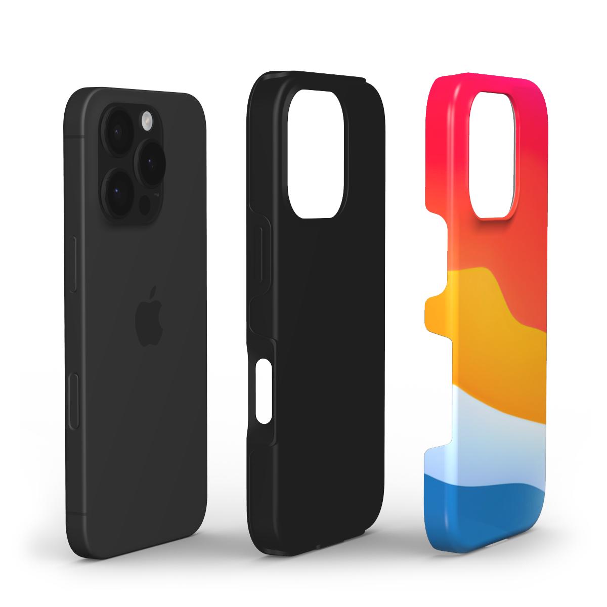 DualShell for iPhone 14/15/16 - Abstract Type-B